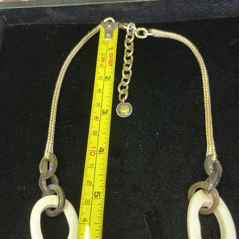 Statement Necklace Shells Beige/Brown - image 7